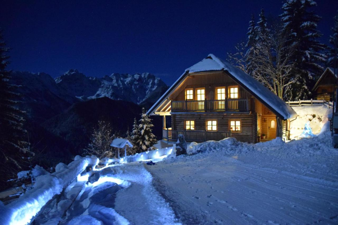 Holiday Chalet "Alpine Dreams" With Private Wellness Solčava Exteriör bild
