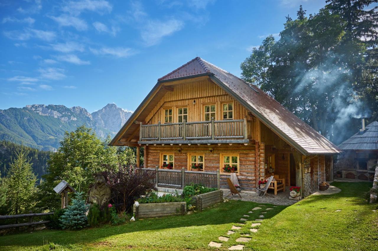Holiday Chalet "Alpine Dreams" With Private Wellness Solčava Exteriör bild