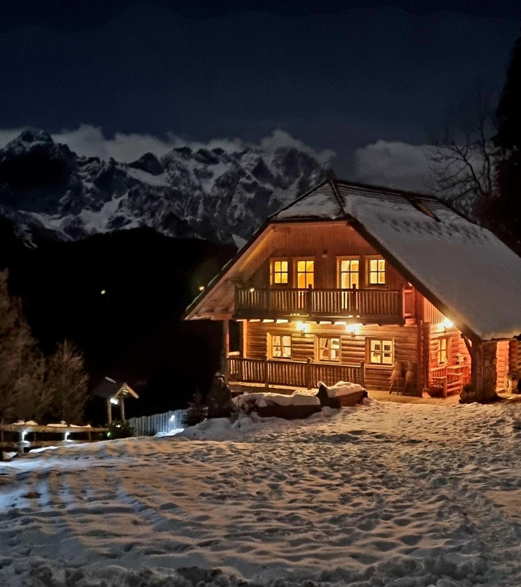 Holiday Chalet "Alpine Dreams" With Private Wellness Solčava Exteriör bild